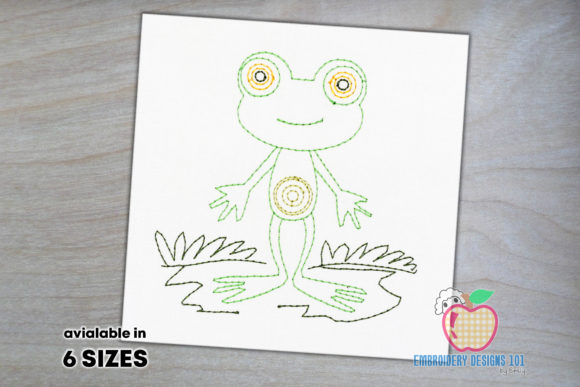 Funny Standing Frog Line Art: A Stitcher’s Review