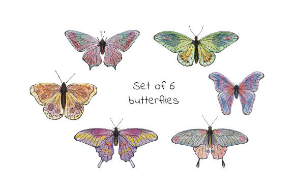 Multicolored Butterflies Set: Seasonal Embroidery Review