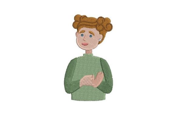 Person Using Sign Language: Embroidery Review
