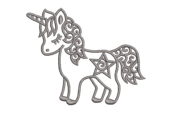 Pony Unicorn with Star: Holiday Embroidery Review