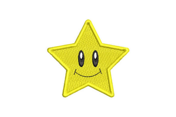 Yellow Star with Smiley Face: A Cheerful Embroidery Review